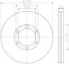 HELLA 8DD 355 117-691 Brake Disc
